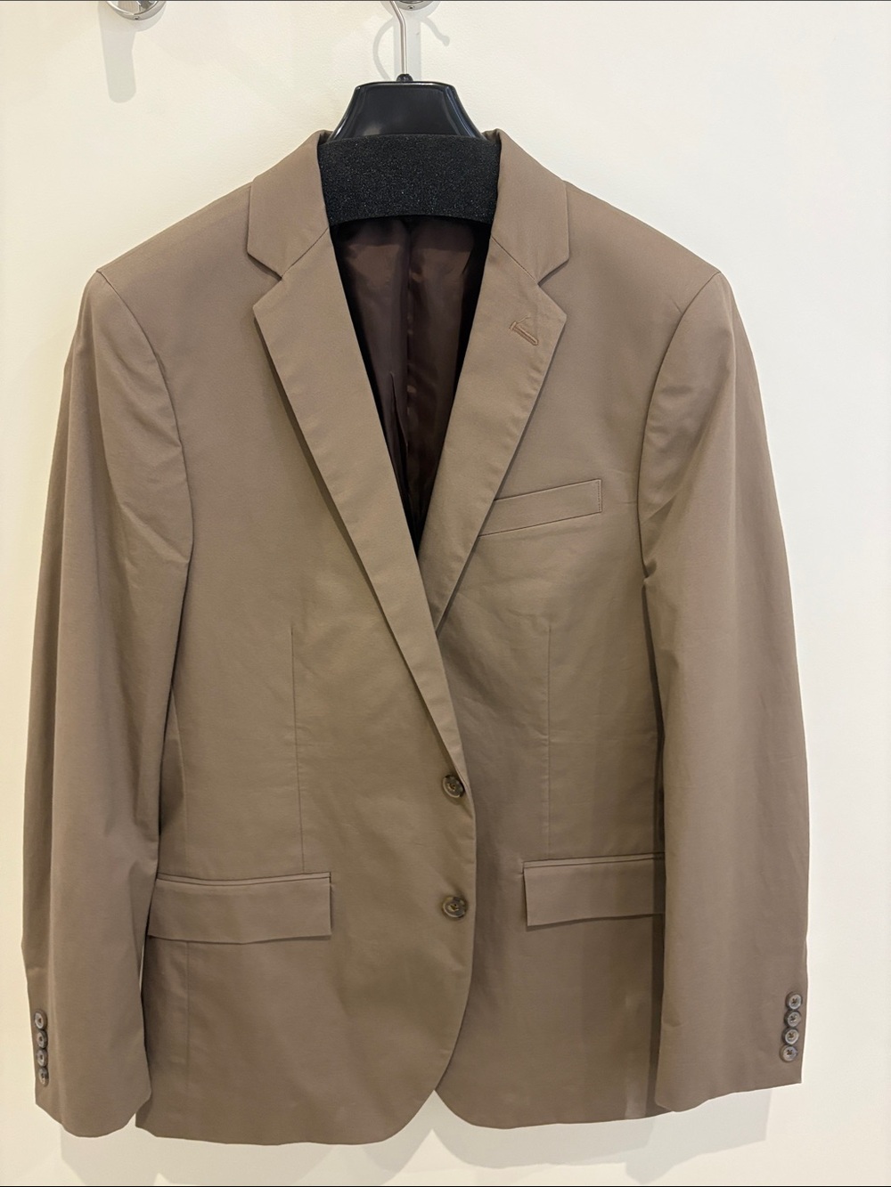 J. Crew Men's Taupe Single-Breasted Blazer